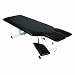 3B Scientific Black Carbon Steel Therapy Pedestal Treatment Table, 300 lbs Capacity, 204cm Length x 65cm Width x 60cm Height