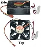 Case Fan, Power Supply, 3 to 4 Pin Adaptor Plug to P / S