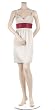 BCBG STONE POLY SATIN WAIST-BAND MINI DRESS NEW M