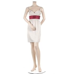 BCBG STONE POLY SATIN WAIST-BAND MINI DRESS NEW XS