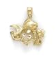 14k Goldfish Coral Pendant - JewelryWeb