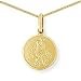 9ct Gold St Christopher & Chain