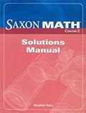Math Course 2 Solution Manual (Course 1 2 3)