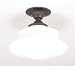 Petersburg Semi-Flush Mount in Brass, Bronze or Nickel Hudson Valley (HV-3412F)