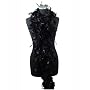 Federboa schwarz 180cm lang Boa neu