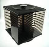 Revolving CD and VHS Rack