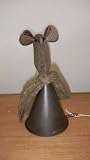 Country Prim Primitive Homespun Fabric Muslin COUNTRY KITCHEN MOUSE w/ FUNNEL