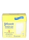 Johnson's Head-To-Toe Disposable Washcloths