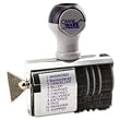 U. S. Stamp & Sign Rubber 12-Message Dial-A-Phrase Stamp, Dater, Conventional (T2754)