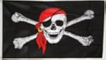 Piraten Flagge 150x90 Polyester stabi...