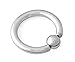 Scrap Metal 23 316L Surgical Steel Captive Bead Ring CBR 8g 1/2