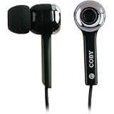 Coby Isolation Stereo Earphones with Volume Control CVE91BLK