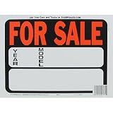 Signs: 9x12 Auto For Sale Sign