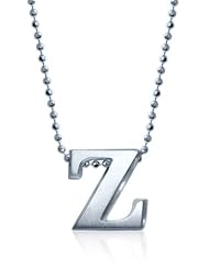 Alex Woo "Little Letters" Sterling Silver Letter Pendant Necklace, 16"