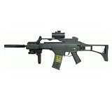 M85P AEG Auto Electric G36C Electric Airsoft Rifle with Scope, Laser, Silencer, Flashlight, Vertical Grip