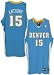 Denver Nuggets Carmello Anthony Authentic Road jersey, Size= 48
