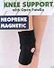 Magnetic Open Knee Support Wrap for Sports Athlete with Strong Magnet Therapy