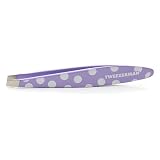 Tweezerman Tweezer, Mini Slant, Lavender with Polka Dots 1 ea