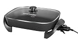 George Foreman SKG01GFB 12-by-15-Inch Electric Skillet with Glass Lid