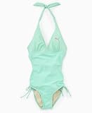 Puma Girls Cut Out Solid Swimsuit