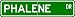 Phalène STREET SIGN ~ High Quality Aluminum ~ Dog Lover