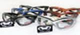 SUNGLASSES U2 UV400 EYEWEAR CLEAR ANTI-FOG LENSES FOAM PADDING VARIOUS COLORED FRAMES