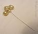 Anodised And Faux Pearl Hatpin