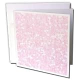 Patricia Sanders Creations - Mini Pink Hearts - Greeting Cards-6 Greeting Cards with envelopes