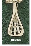 Hampden-Sydney Tigers 'HSC Lacrosse Stick' Pendant - 14KT Gold Jewelry