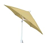 6-Rib Tilt Market Umbrella- White Frame(7.5')