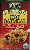 Nature's Path Organic Instant Hot Oatmeal Cranberry Ginger -- 8 Packets