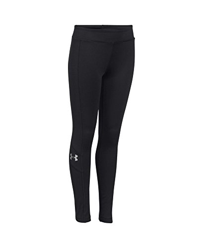 Under Armour Girls ColdGear Leggings, Black (001), Large