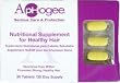 APHOGEE Nutritional Supplement for Healthy Hair (30 Day-Supply)