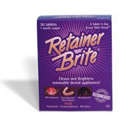 RETAINER BRITE Cleaning Tablets Box of 36