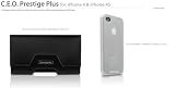 Marware ABCU11 C.E.O. Prestige Plus Case for iPhone 4 & iPhone 4S - 1 Pack - Retail Packaging - Black