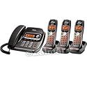 Uniden TRU9488-3 5.8 GHz Expandable Corded/Cordless Combination System with Digital Answering System, Dual Keypad, and Call Waiting/Caller ID w/ 3 Cordless Handsets / Chargers