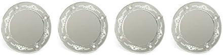 Set of Four Etched Mirrored Charges