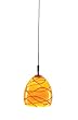 Alico FRPC4250-65-15 Alico Fila Ali-Jack Pendant For Canopy Amber Shade With Red Chrome