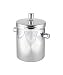 Brillant Double-Walled Covered Ice Bucket - Fine Stainless Steel Barware for Your Home