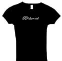 Bridesmaid Rhinestone Girly T-Shirt, Wedding T-shirts