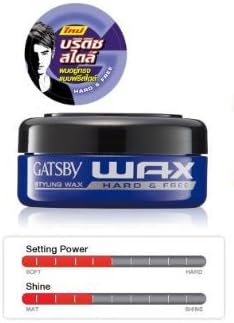 New Gatsby Hair Styling Wax Hard &amp; Free 75g.