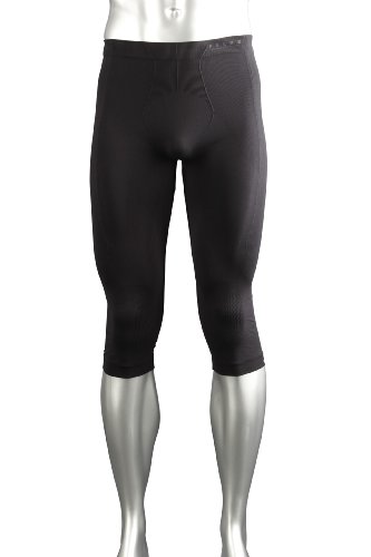FALKE Herren/uni Sport-Unterw&auml;sche Skiing Athletic Fit 3/4 Tights, black, L, 33505 Preisvergleich