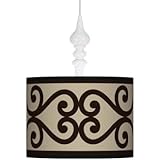 Cambria Scroll White 13 1/2