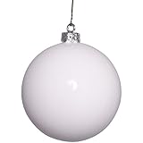 2.75" White Shiny Ball UV Drilled 12/Bag