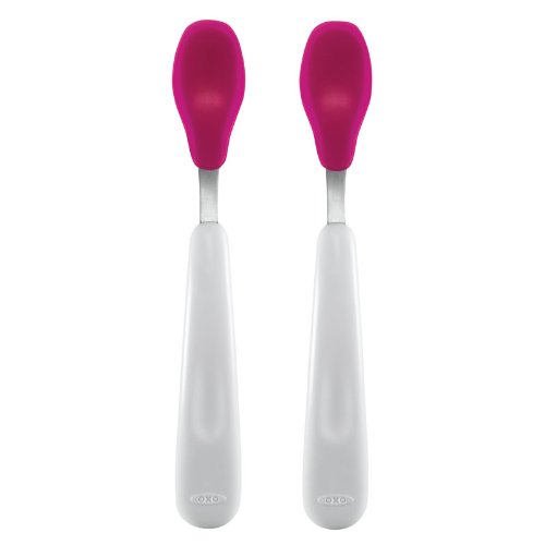 OXO Tot フィーディングスプーンセット ピンク FDOX6124000