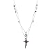 Lucky Brand Cross Charm Necklace, 18"