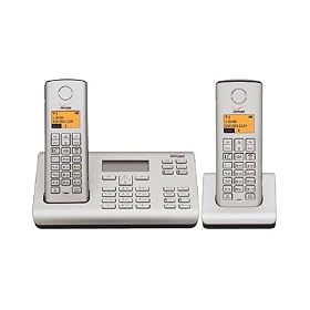 Verizon 500AM 2-Line DECT 6.0 Two Handset Cordless Phone System with Digital Answering Device and