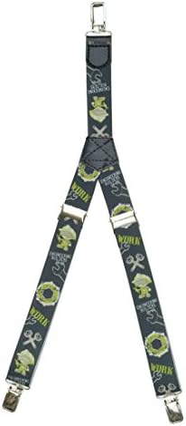 Patterned Kid's Clip Suspenders - Engineering Builders