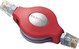 エレコム　ＣＡＴ５準拠携帯巻取ＬＡＮケーブル１．５ｍ（レッド）　4077105 LDMCTURD