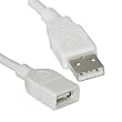 Cables To Go - 19003 - 1M USB A Male to A Female Extension Cable (White)